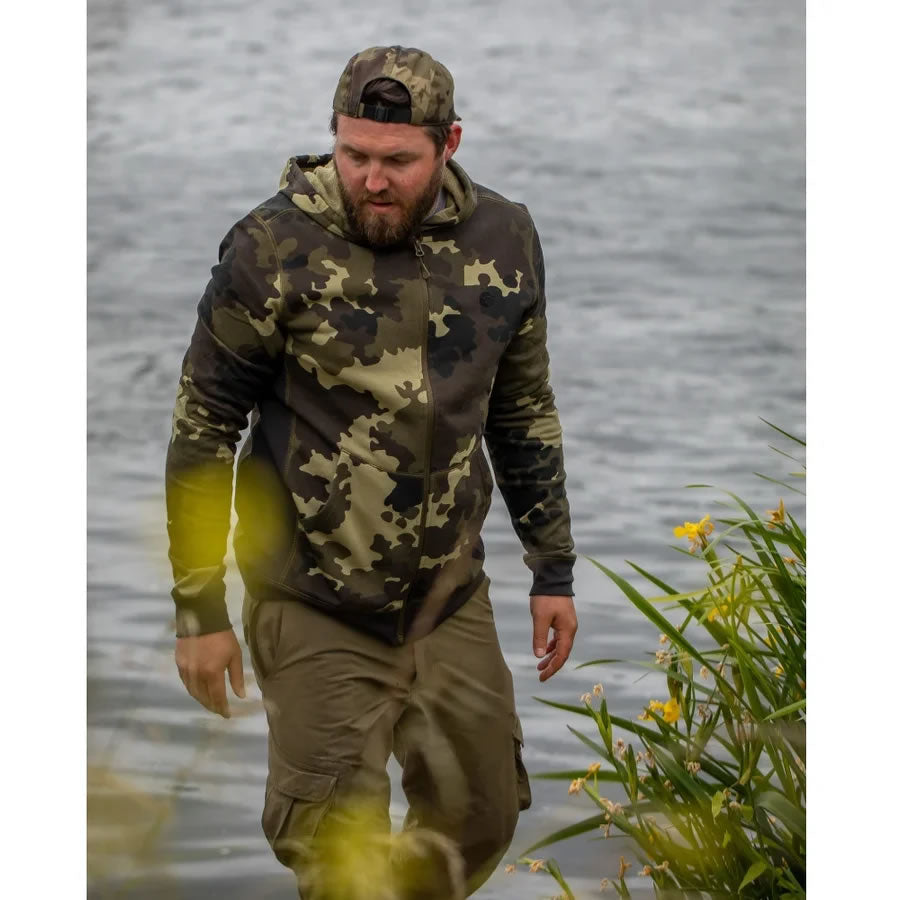 Hanorac KORDA Zip Hoodie, Dark Kamo