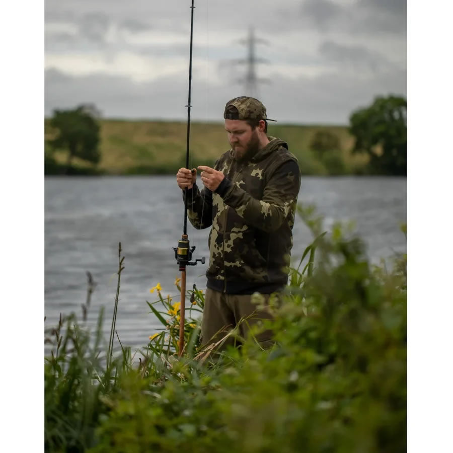 Hanorac KORDA Zip Hoodie, Dark Kamo