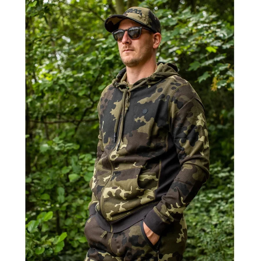 Hanorac KORDA Zip Hoodie, Dark Kamo