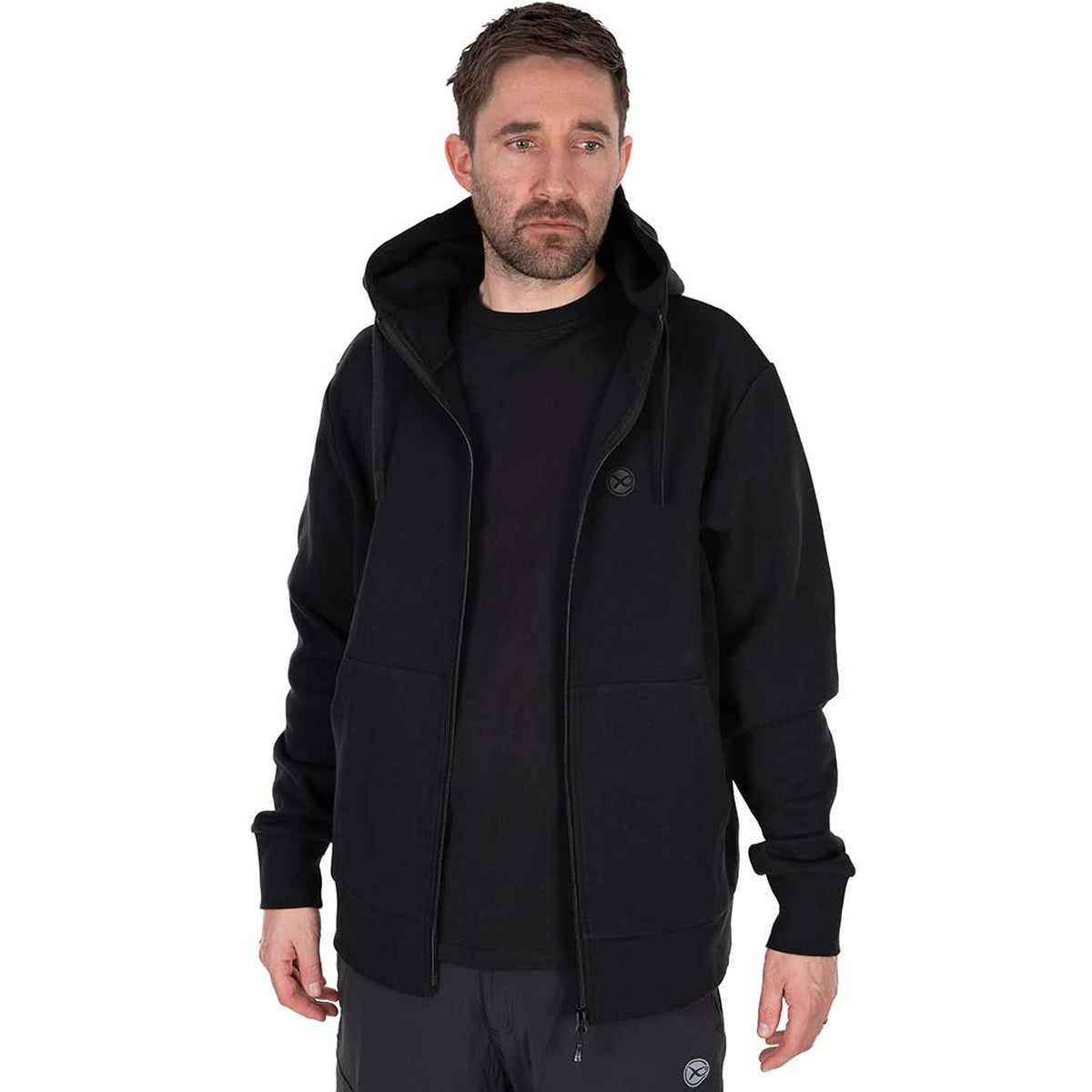 Hanorac MATRIX Stealth Zipped Hoody, Black