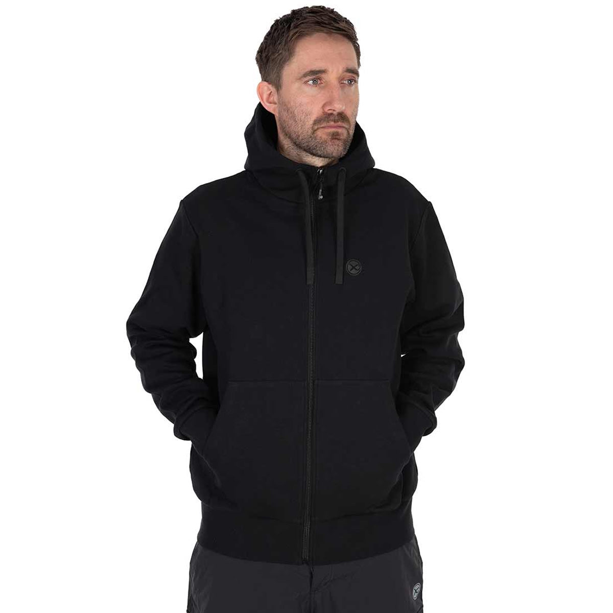 Hanorac MATRIX Stealth Zipped Hoody, Black