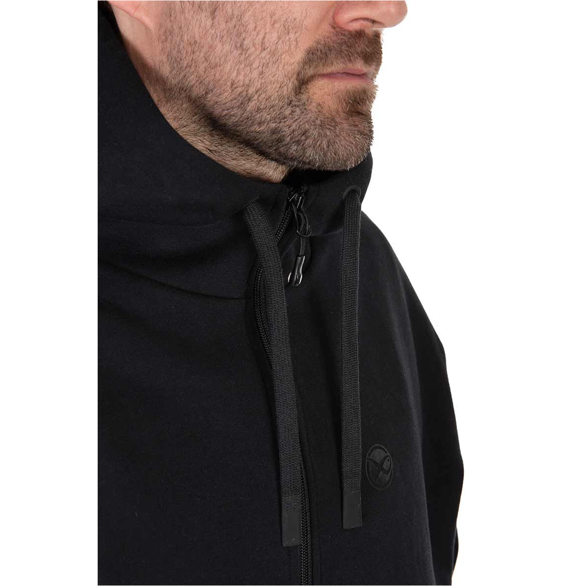 Hanorac MATRIX Stealth Zipped Hoody, Black