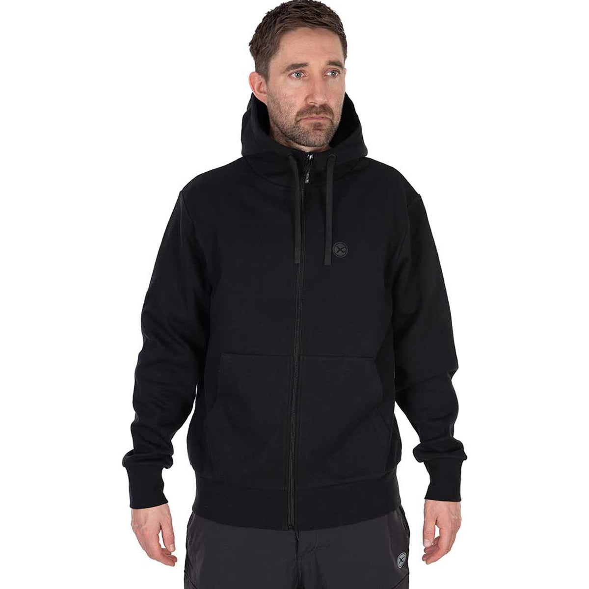 Hanorac MATRIX Stealth Zipped Hoody, Black