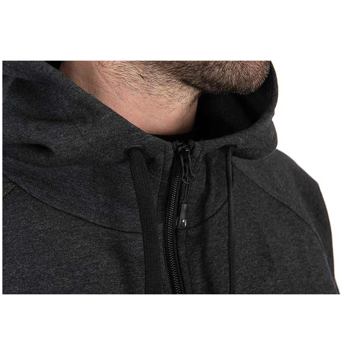 Hanorac MATRIX Zipped Hoody, Charcoal Marl, Marime M