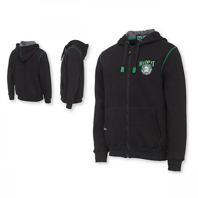 Hanorac Madcat Badge Logo Zip Black Caviar
