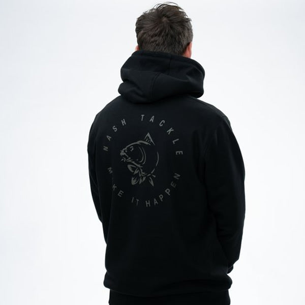 Hanorac NASH Make It Happen Carp Logo Hoodie Black