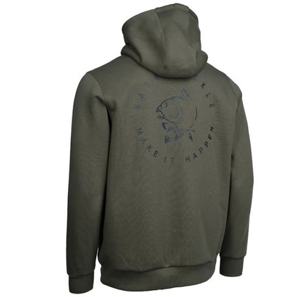 Hanorac NASH Make It Happen Carp Logo Hoodie Green