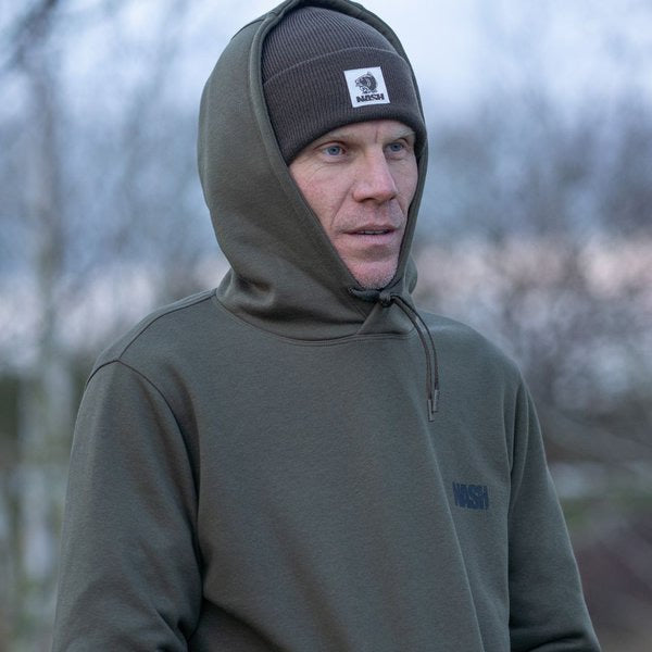 Hanorac NASH Make It Happen Carp Logo Hoodie Green