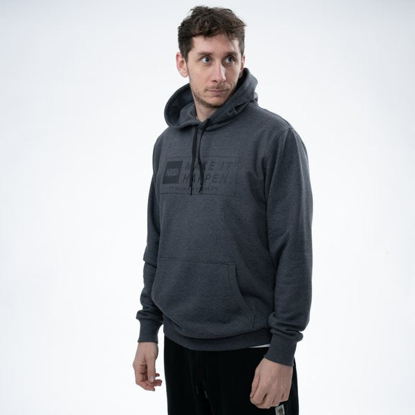 Hanorac NASH Make It Happen Coordinates Hoodie Grey Marl, Marime M