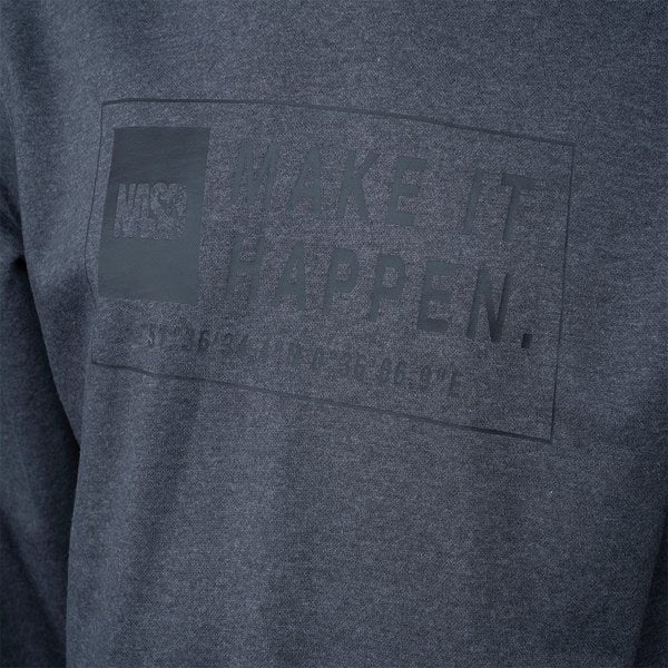 Hanorac NASH Make It Happen Coordinates Hoodie Grey Marl, Marime S