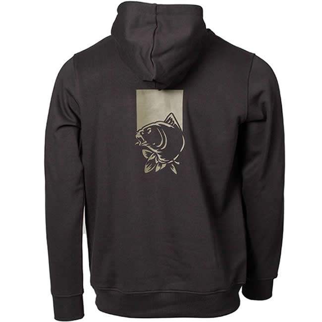 Hanorac NASH Make It Happen Hoody Fish Logo, Black