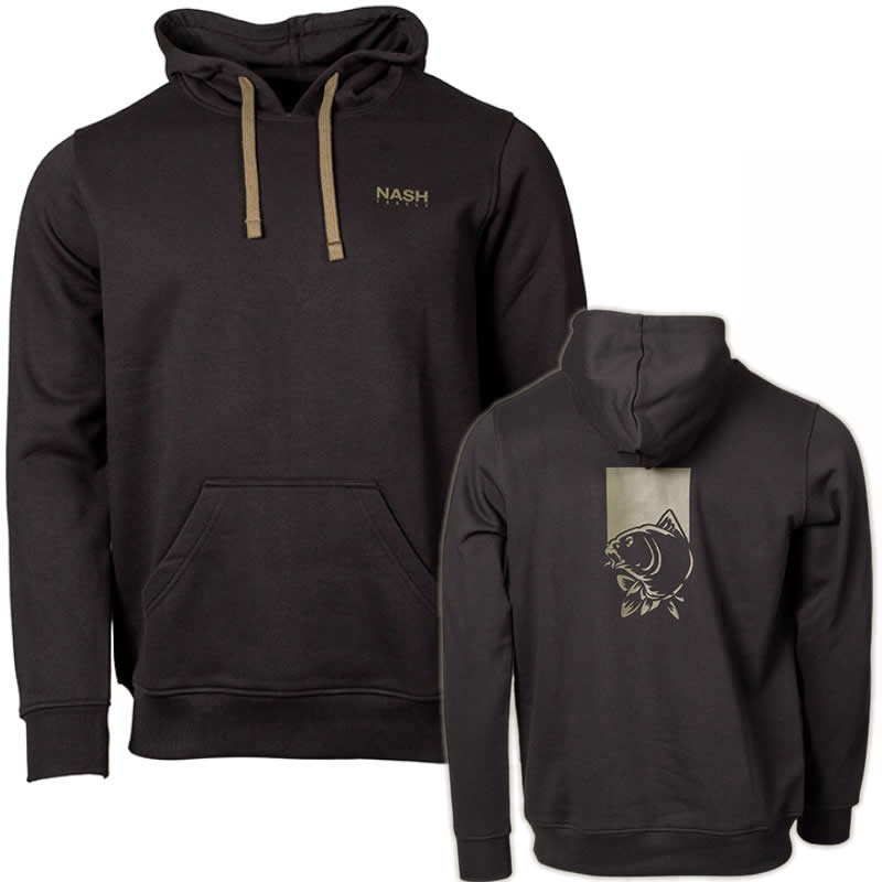 Hanorac NASH Make It Happen Hoody Fish Logo, Black
