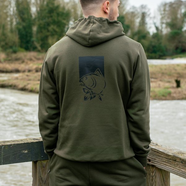 Hanorac NASH Make It Happen Hoody Fish Logo Green