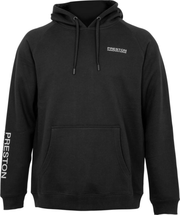 \Hanorac PRESTON Black French Terry Hoodie