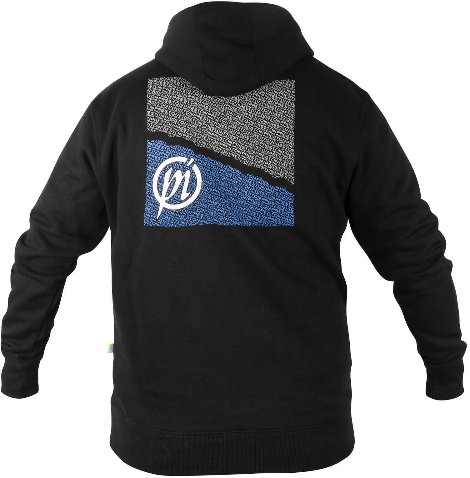 Hanorac Preston Black Hoodie, Marimea L