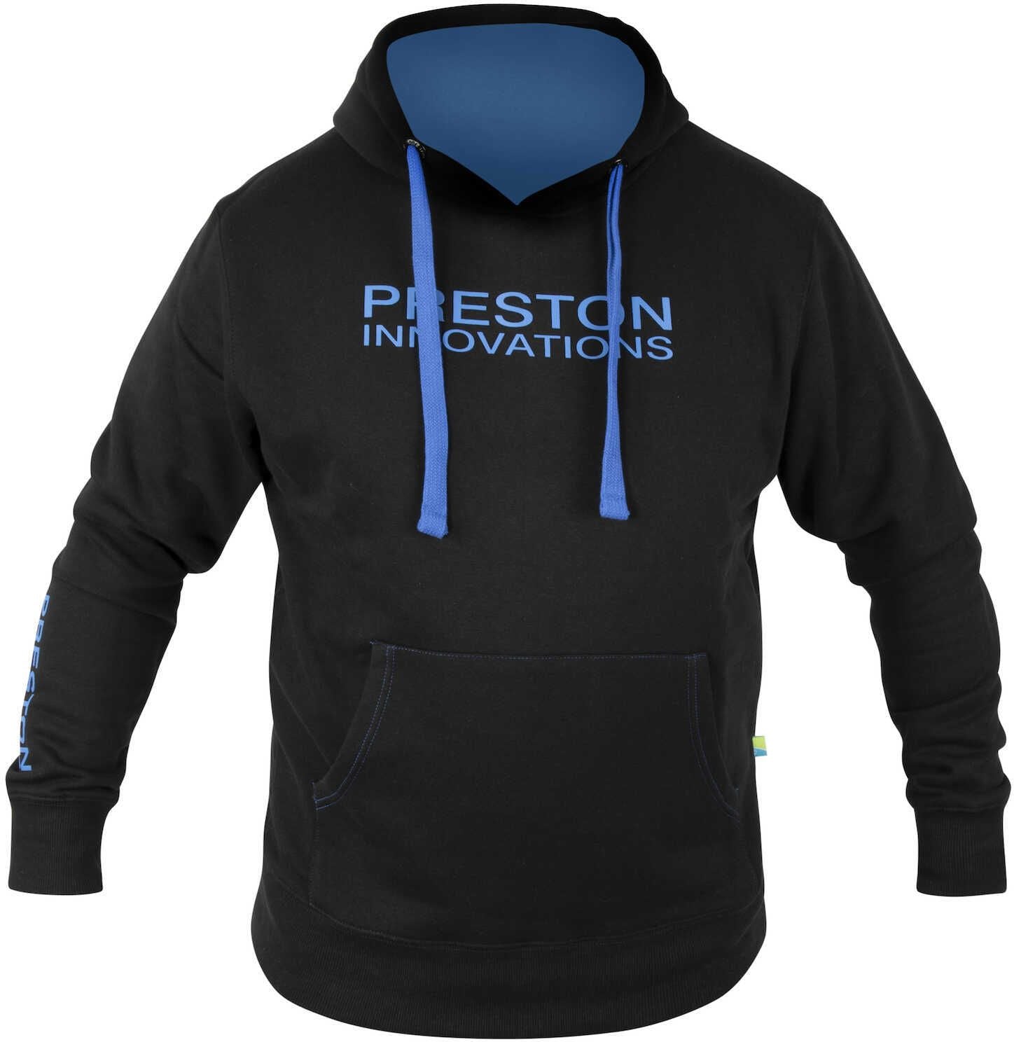 Hanorac Preston Black Hoodie, Marimea L