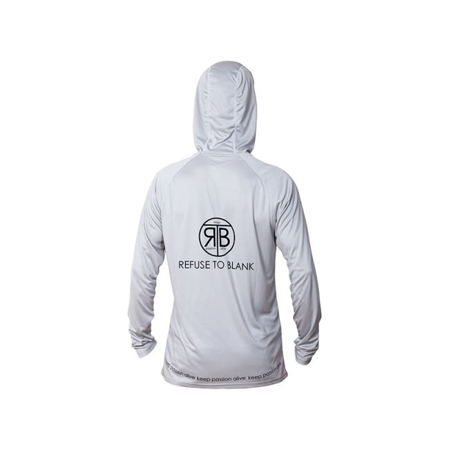 Hanorac RTB UV Long Sleeve Hoodie UPF 50+ Light Grey