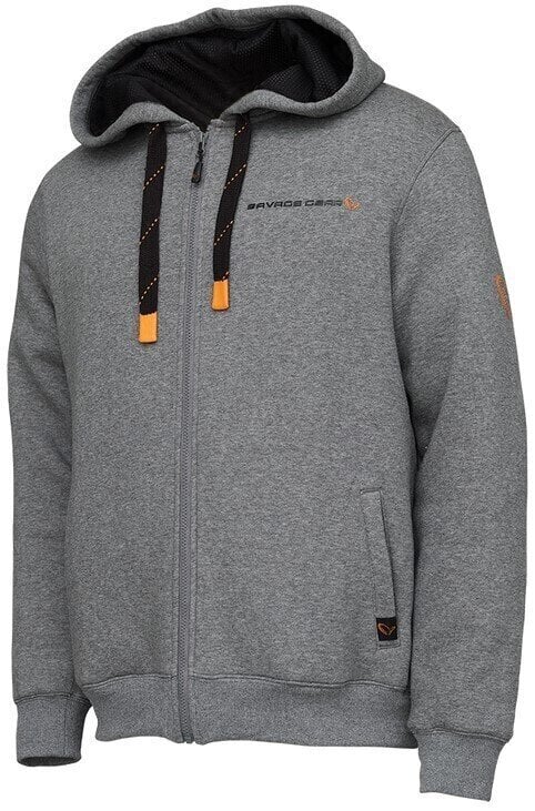 Hanorac SAVAGE GEAR Hoodie Classic Zip Hoodie, Grey Melange