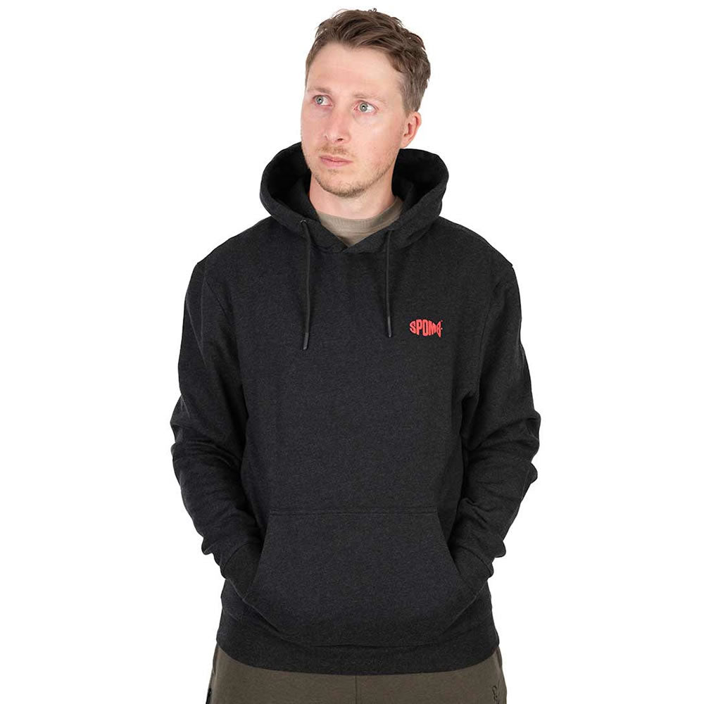 Hanorac SPOMB Black Marl Hoodie Pullover, Marime M