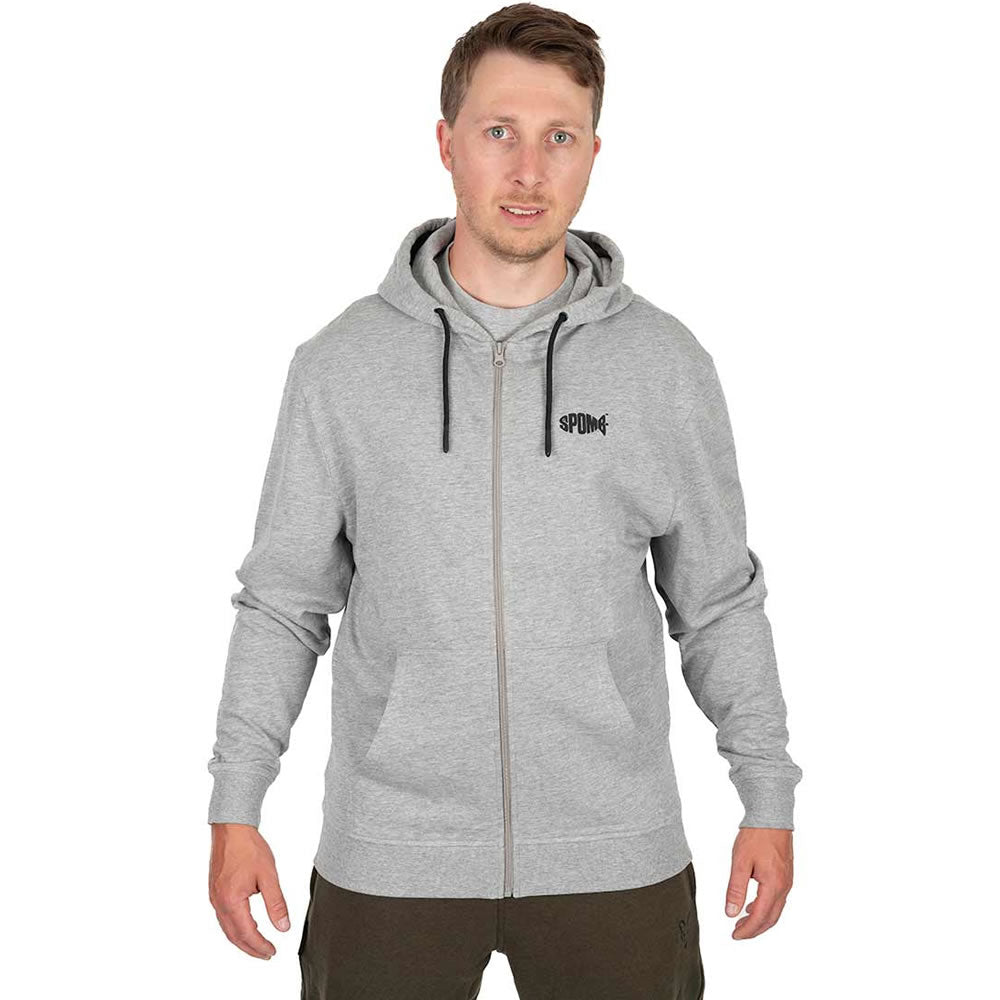Hanorac SPOMB Grey Hoodie full Zip