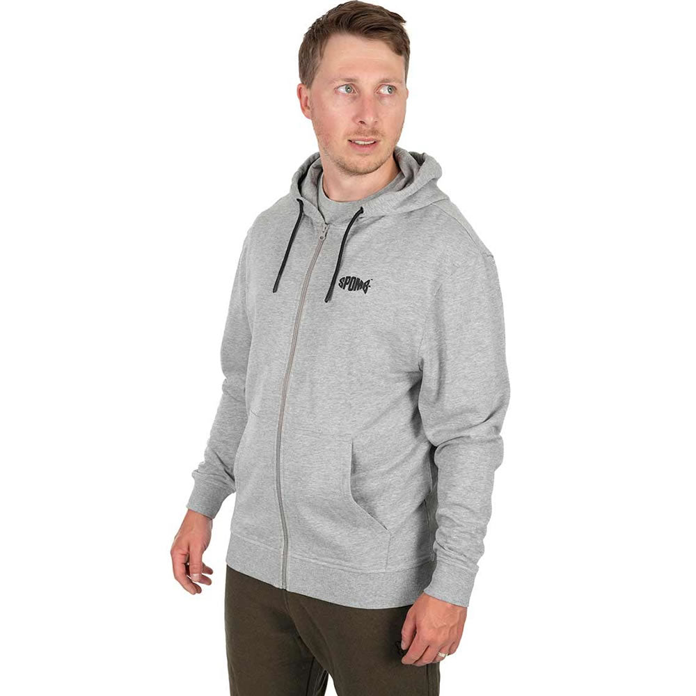 Hanorac SPOMB Grey Hoodie full Zip