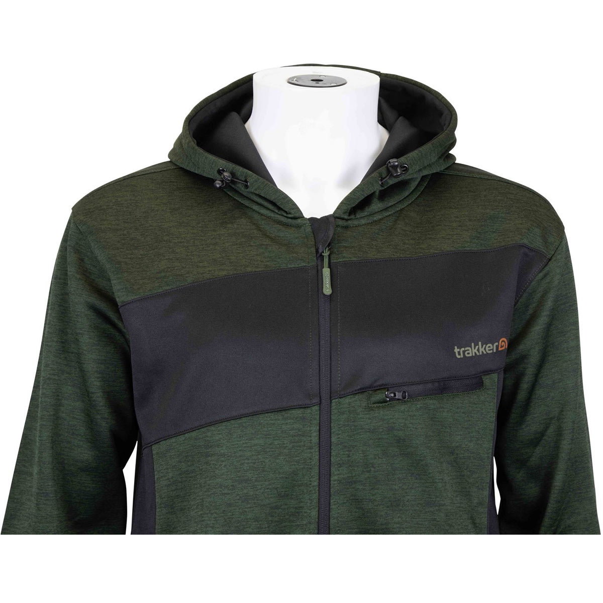 Hanorac cu Fermoar Trakker Marl Fleece Back Hoody, Marime XL