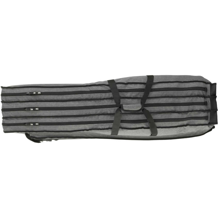 Husa 3 Lansete + Mulineta DAIWA D-Vec, Grey, 155cm