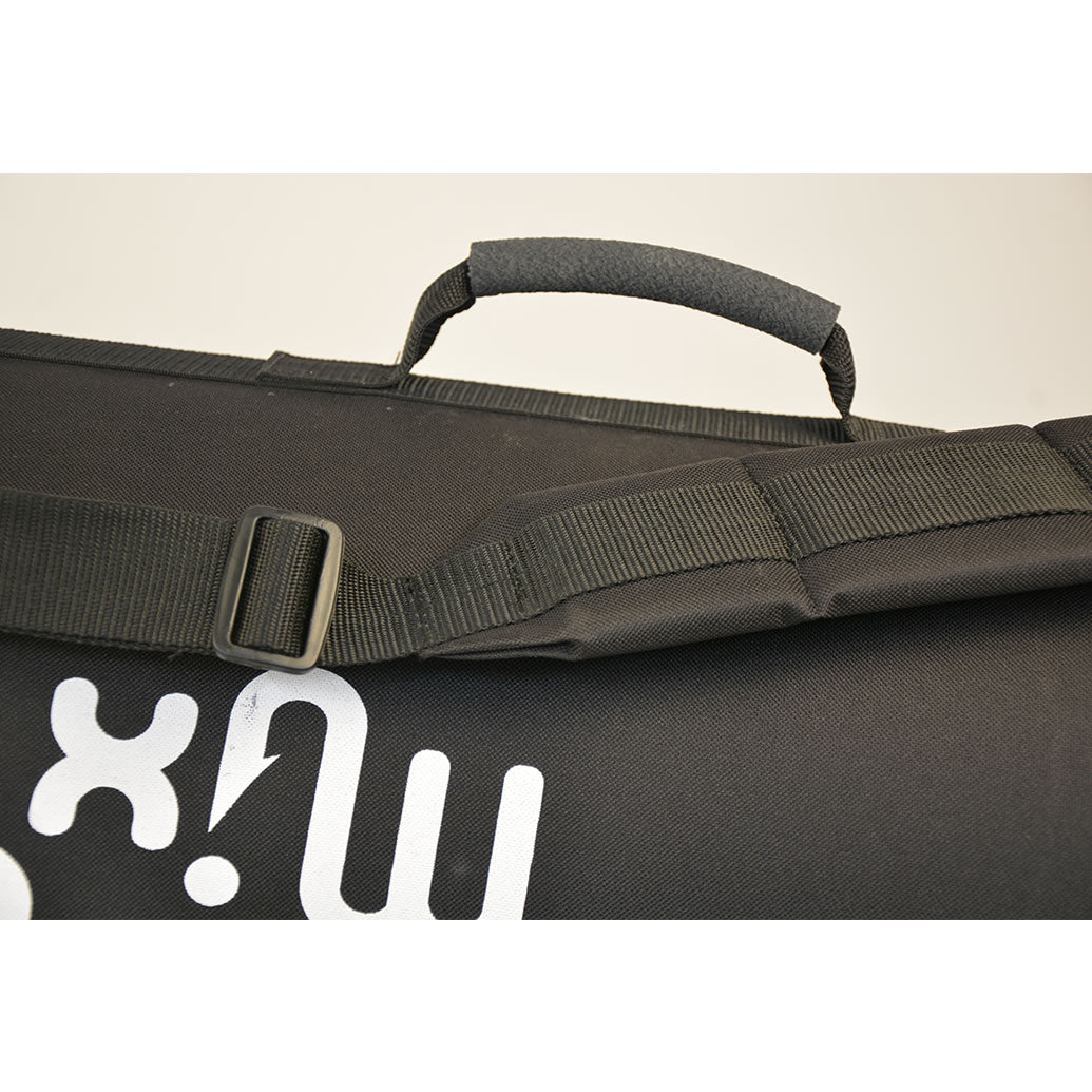 Husa BENZAR MIX pentru 3 Lansete cu Mulineta, Black / Red, 165cm