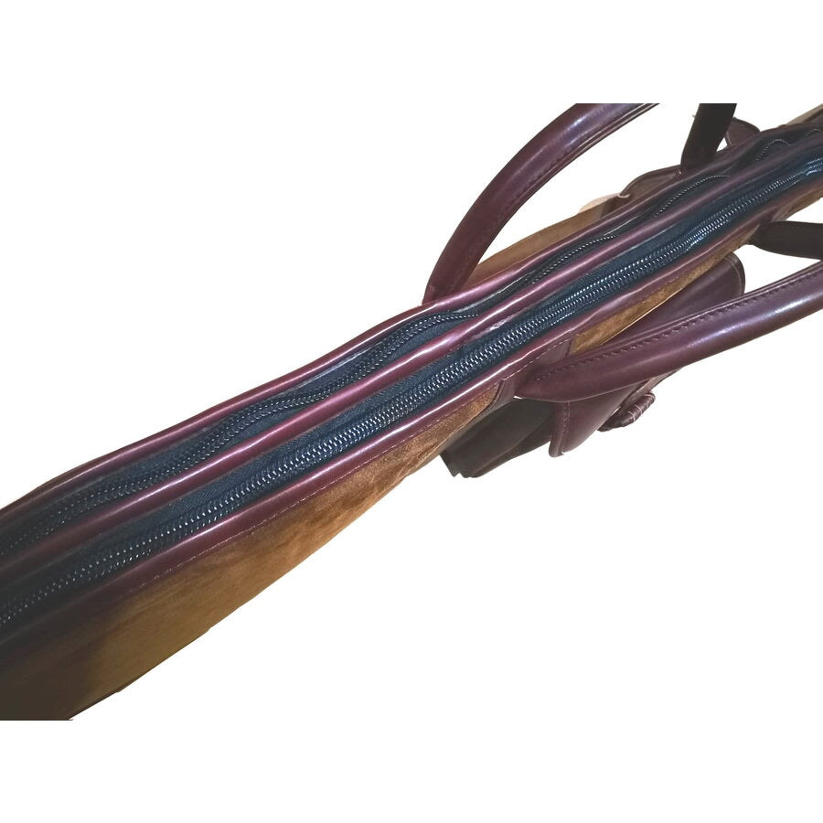 Husa Dubla pentru Carabina Arrow BLS, Piele, Maro, 130cm