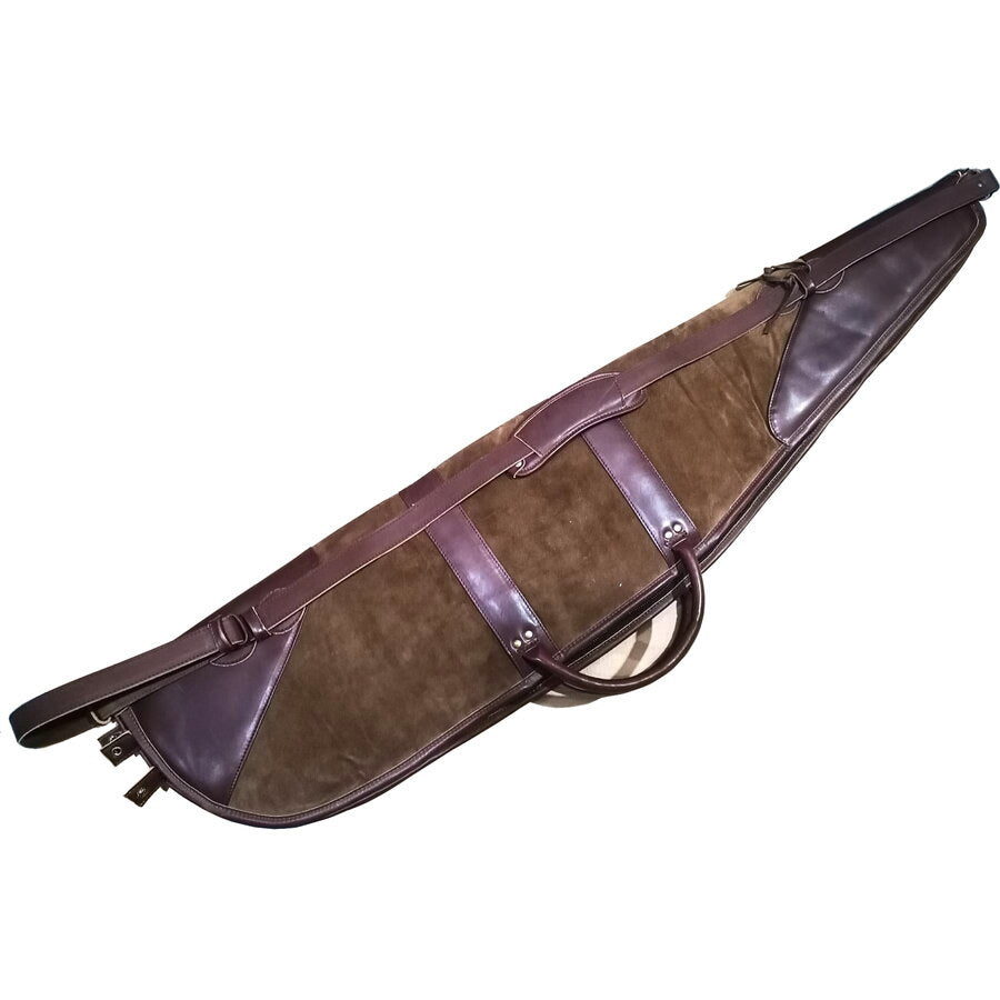 Husa Dubla pentru Carabina Arrow BLS, Piele, Maro, 130cm