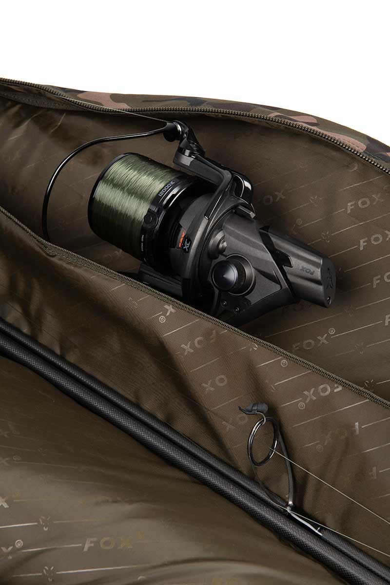 Husa Lansete Fox Camo Lite 4 Rod Hardcase 12Ft, 195x25x25cm