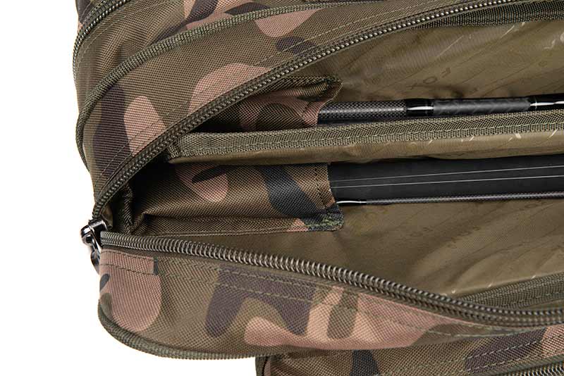 Husa Lansete Fox Camo Lite 6 Rod Hardcase 12Ft, 195x40x25cm