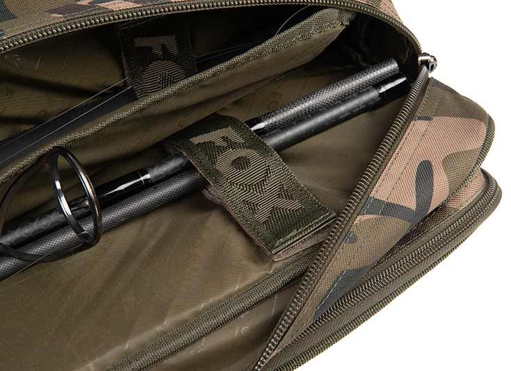 Husa Lansete Fox Camo Lite 6 Rod Hardcase 12Ft, 195x40x25cm