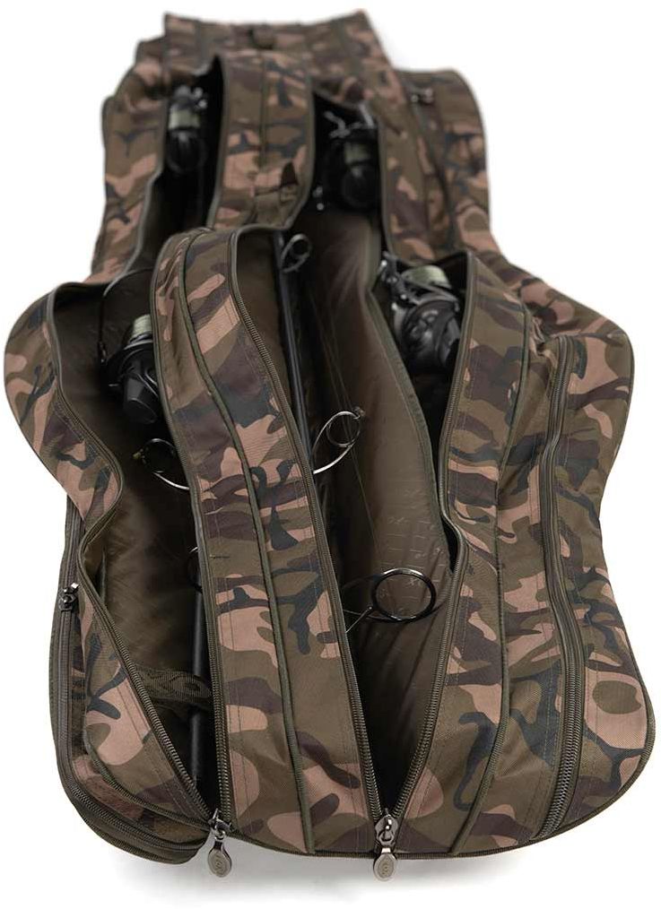 Husa Lansete Fox Camo Lite 6 Rod Hardcase 13Ft, 212x40x25cm