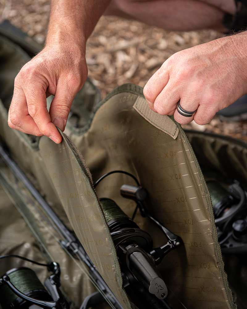 Husa Lansete Fox Camo Lite Tri Sleeve 12Ft, 192x25x28cm