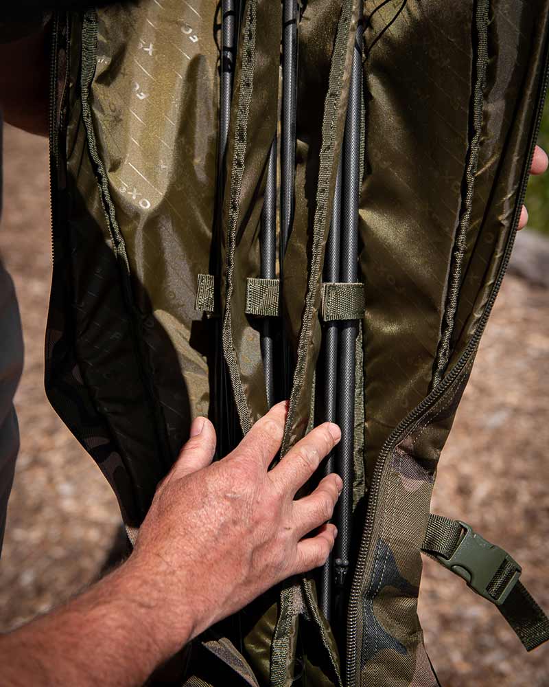Husa Lansete Fox Camo Lite Tri Sleeve 13Ft, 208x25x28cm