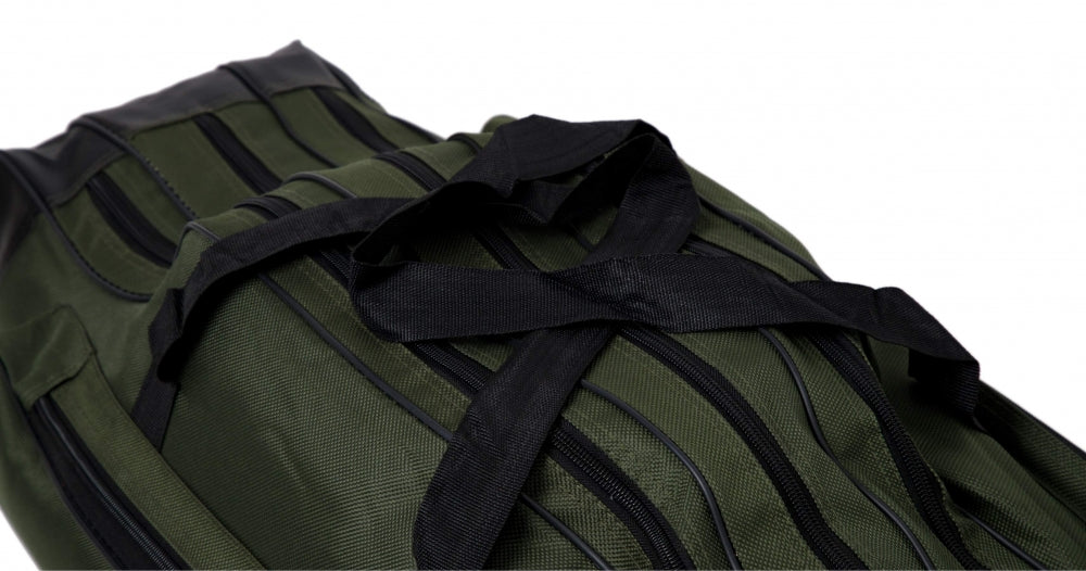 Husa Lansete Mikado 3 Compartimente Cu Baza Intarita, Verde, 140cm