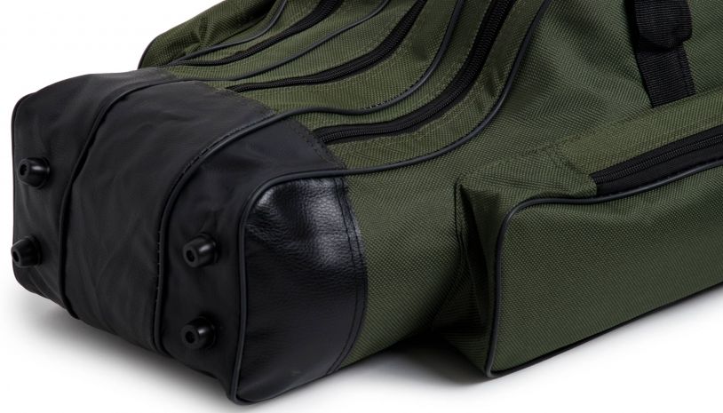 Husa Lansete Mikado 3 Compartimente Cu Baza Intarita, Verde, 160cm