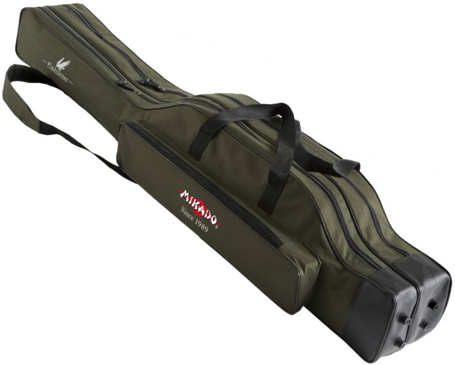 Husa Lansete Mikado Green 2 Compartimente Cu Baza Intarita, 140cm
