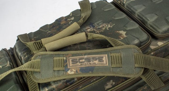 Husa Lansete Nash Scope R10 Trasporter, 3 Lansete + 3 Mulinete, 130x30x37cm