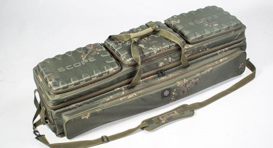 Husa Lansete Nash Scope R9 Trasporter, 3 Lansete + 3 Mulinete, 120x30x37cm