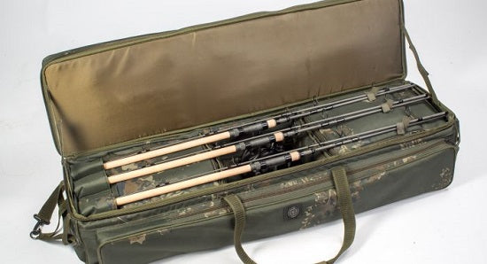 Husa Lansete Nash Scope R9 Trasporter, 3 Lansete + 3 Mulinete, 120x30x37cm