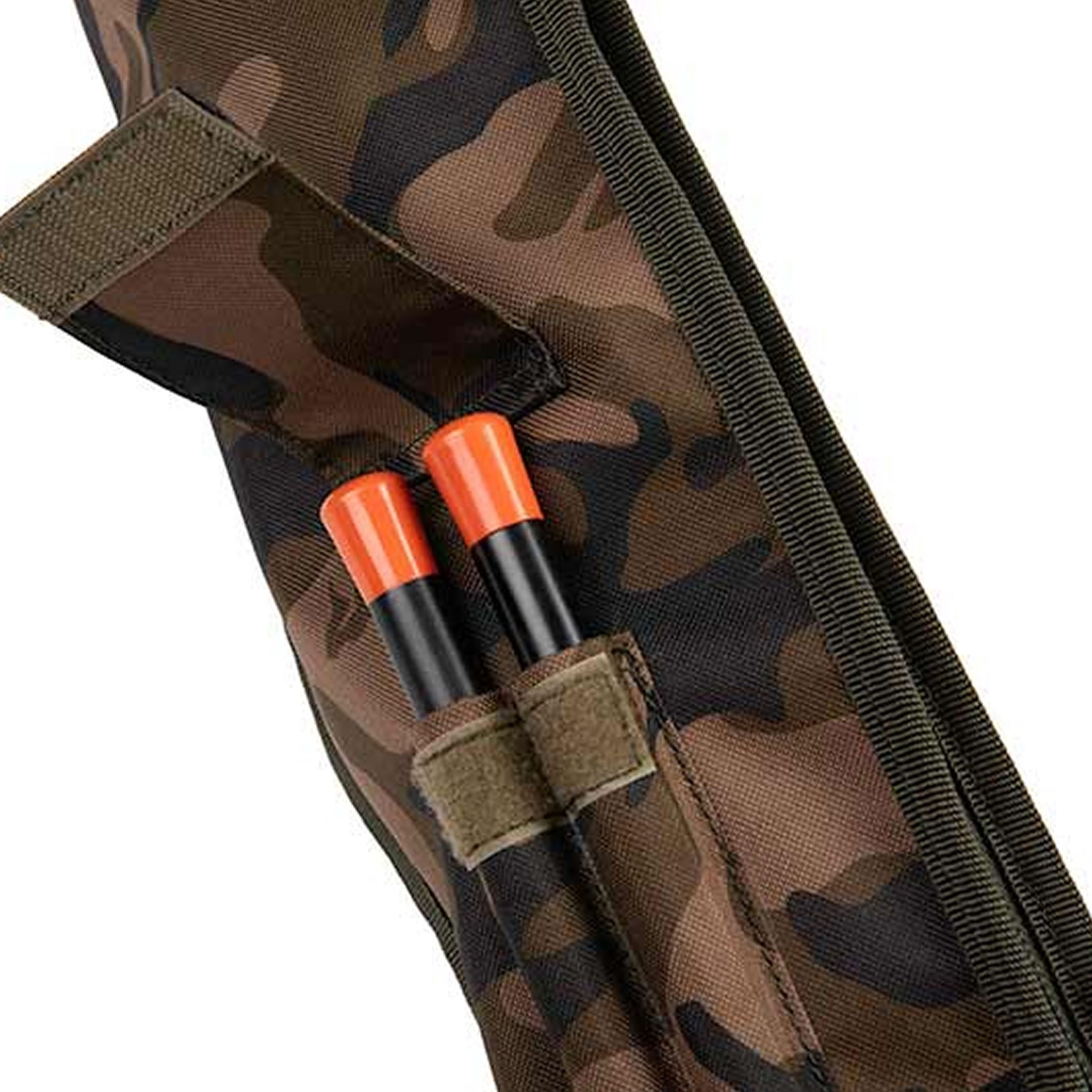 Husa Lansete cu Mulinete Fox Camolite Double Spod Jackets 13ft, 2 Compartimente