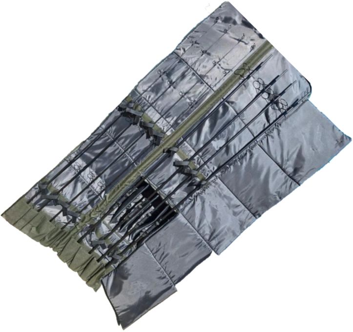 Husa MACK2 Accurate Pentru 4 Lansete Cu 4 Mulinete, 205x40cm
