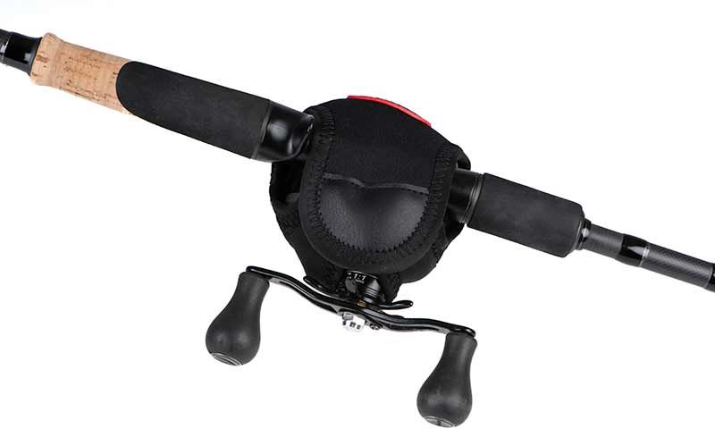 Husa Mulinete Fox Rage Neoprene Casting Reel Pouch, Medium, Black