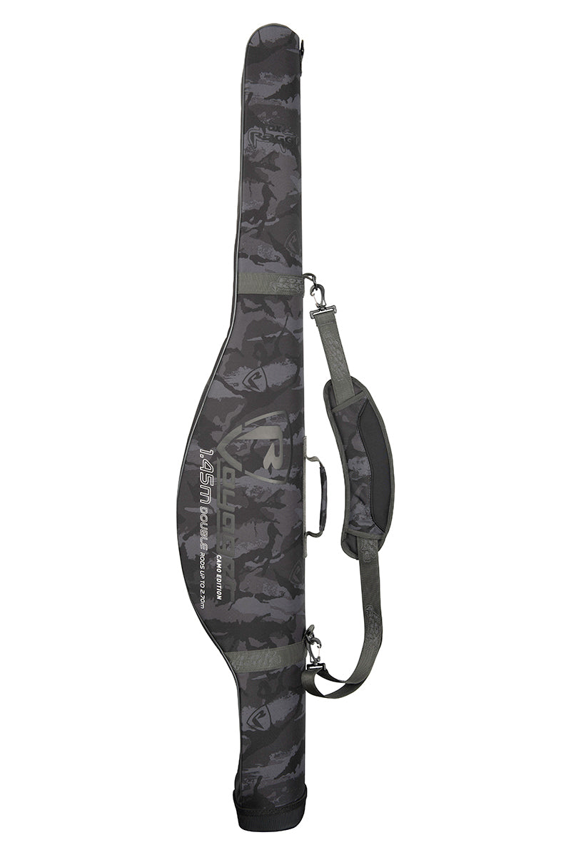 Husa Rigida Lansete FOX RAGE Voyager Hard Rod Sleeves Double, Camo, 1.45m