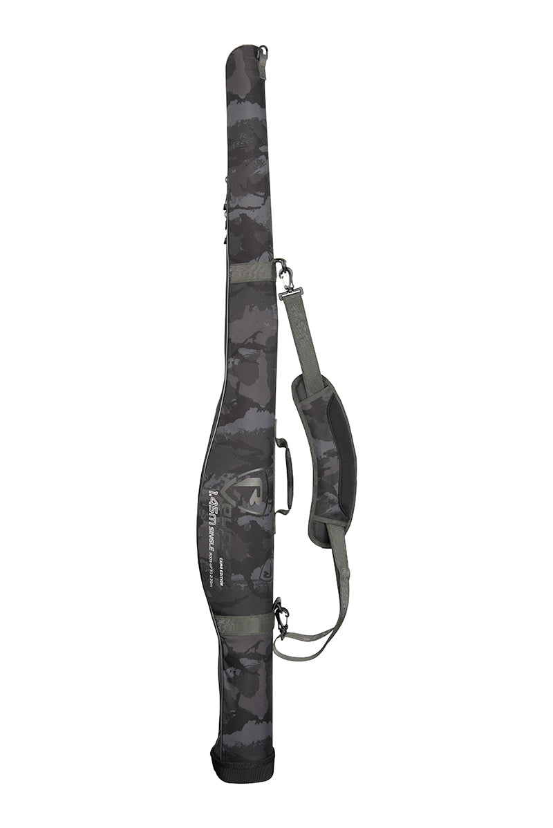 Husa Rigida Lansete FOX RAGE Voyager Hard Rod Sleeves Single, Camo, 1.45m