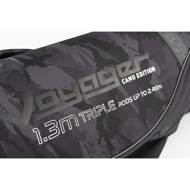 Husa Rigida Lansete FOX RAGE Voyager Hard Rod Sleeves Triple, Camo, 1.45m