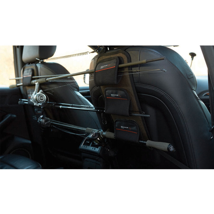 Husa Savage Gear Suport 3 Lansete pentru Scaun Masina 