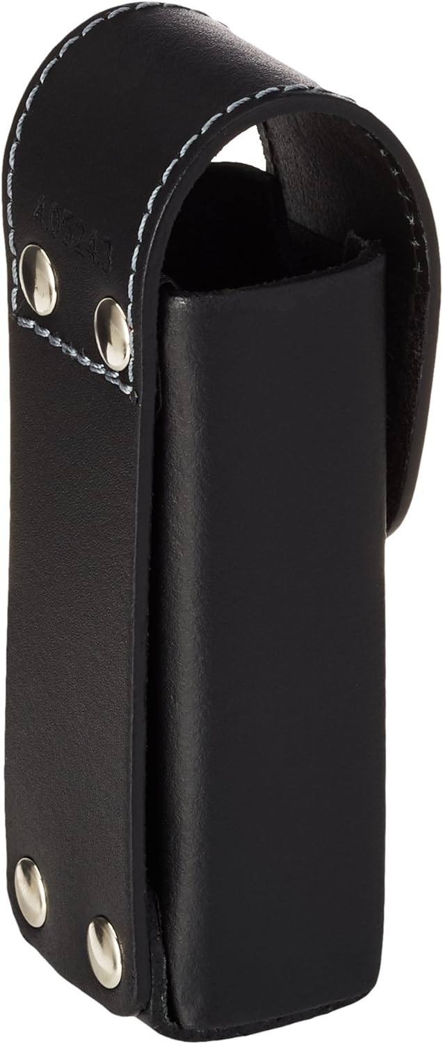 Husa Victorinox Swiss Army Knife Pouch, Leather, 3,5cm x 12cm, negru